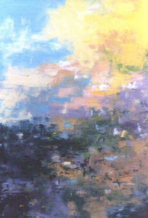 landscape, Portugal, blue sky  (ref#:429-50P) by Saroja van der Stegen