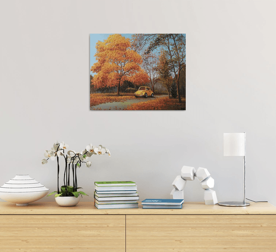 Journey into golden autumn