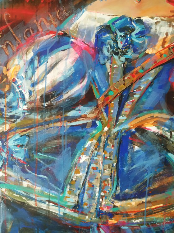 Infanta Margarita Teresa in a Blue Dress