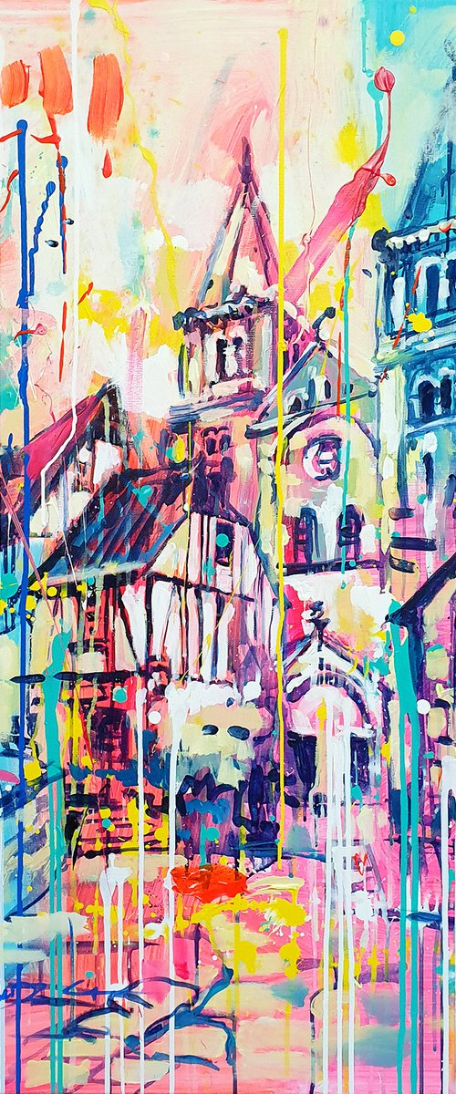 Pink town by Marta Zawadzka