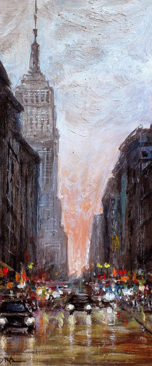 New York in night by Vishalandra Dakur