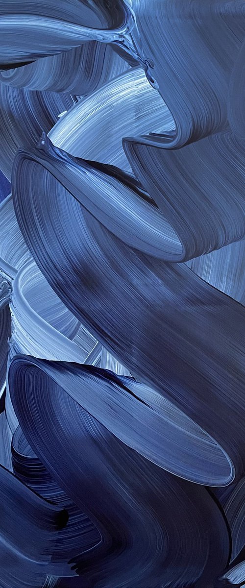 Blue waves in Milos by Nikolaos Schizas