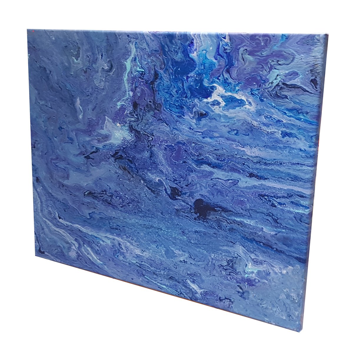 Ocean Blue | 20 x 16 IN Acrylic painting by Alexandra Romano | Artfinder