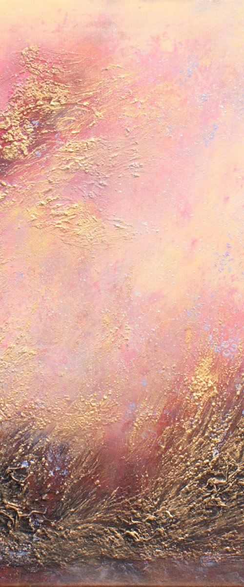 Abstract "Gold sphere" by Ludmilla Ukrow