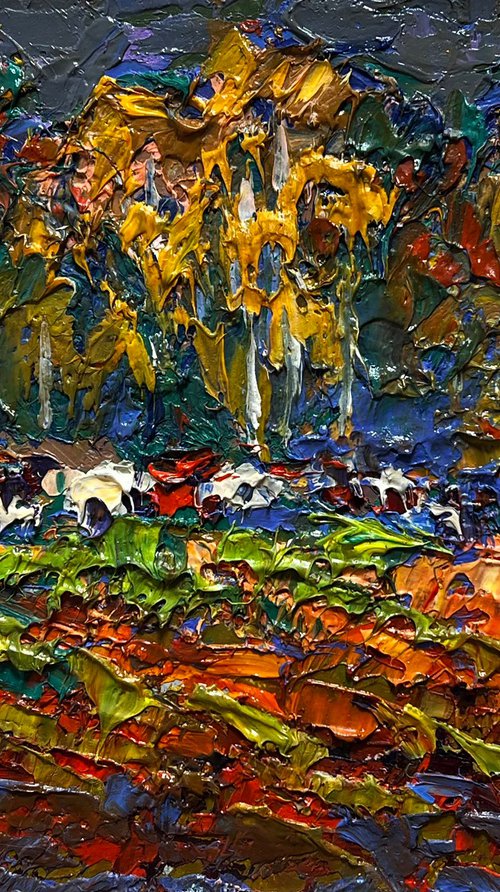 Autumn yellow forest by Kalenyuk Alex