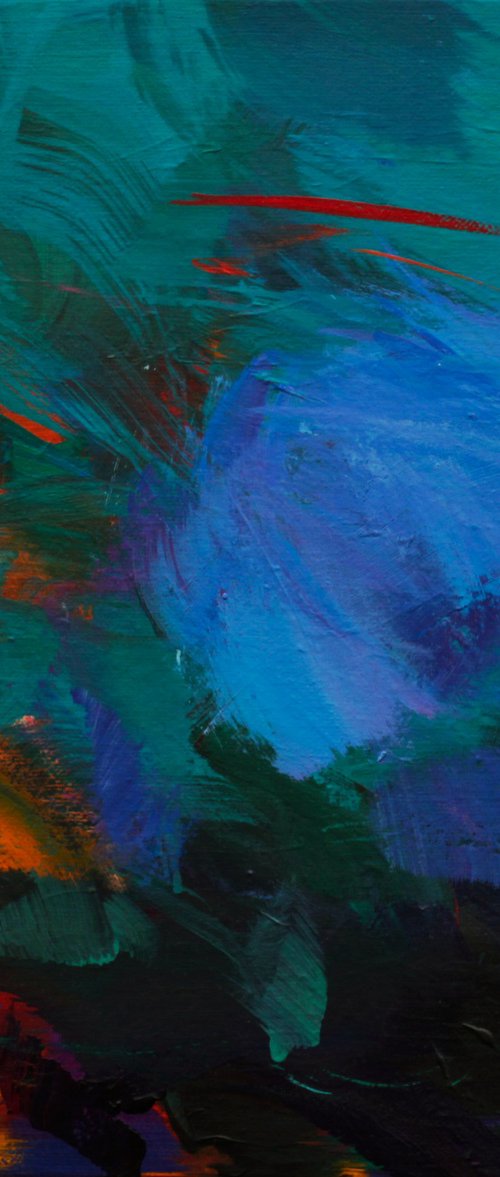 Into the blue IV by Ute Laum