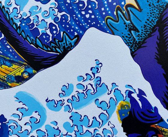 Godzilla Great Wave