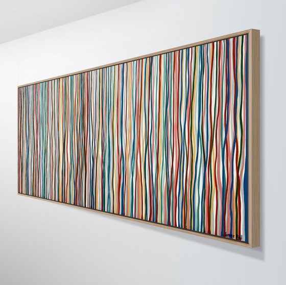 Yarrabee - 152 x 61cm - acrylic on canvas