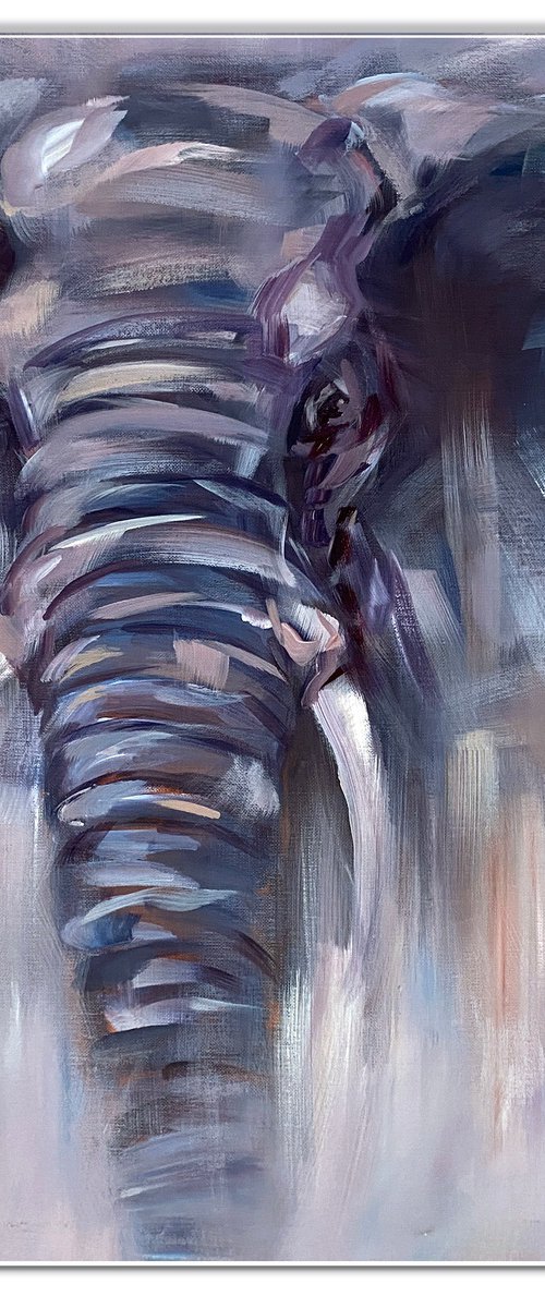 Evening Calm_Elephant by Arti Chauhan