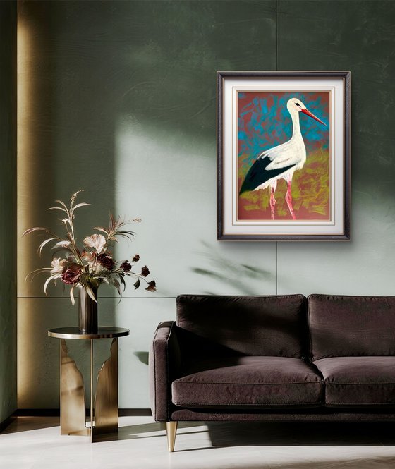 Stroks Heron Wader Ardea Hern