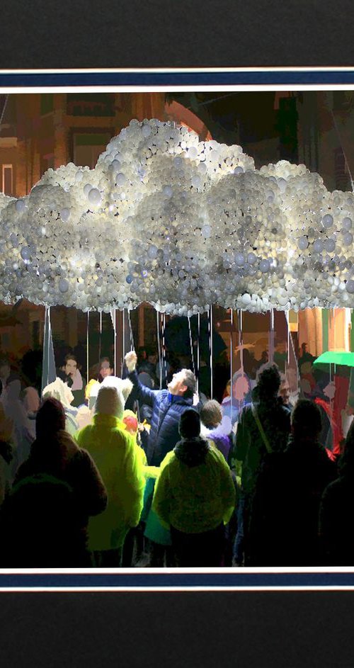 Light bulb Raincloud, Ghent by Robin Clarke