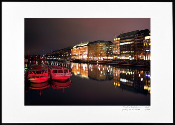 " Hamburg. Night Mystery " Limited Edition 1 / 15