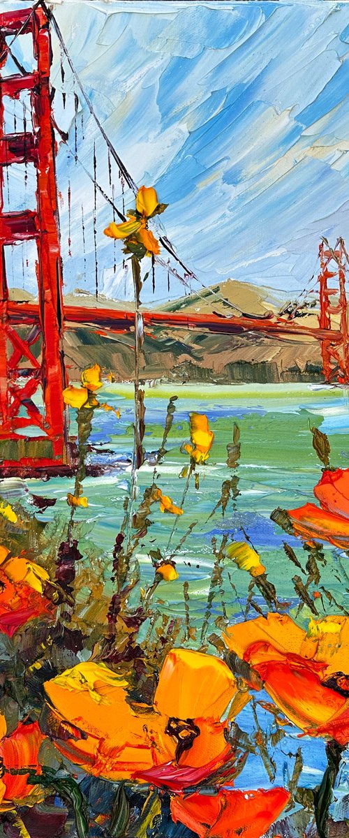 Golden Gate Poppy View by Lisa Elley