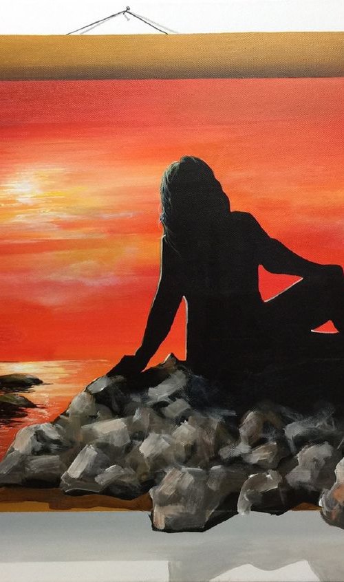 action. 3D sunset by Eka Peradze