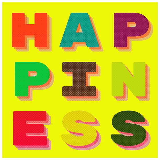 HAPPINESS - yellow
