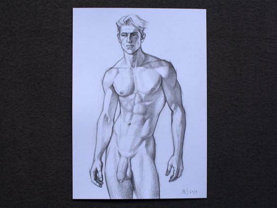 SCETCH OF A NAKED MAN