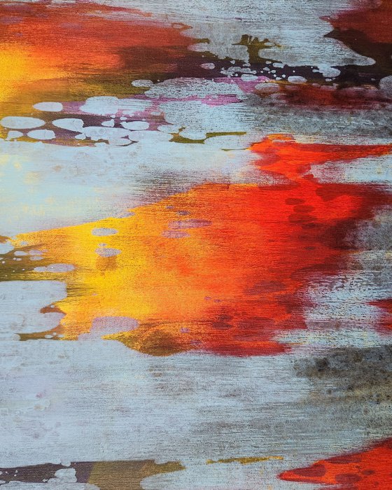FLARE III - Contemporary Abstract Painting
