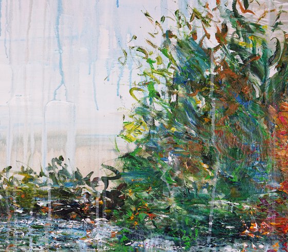 Trees By A Lake C 1
