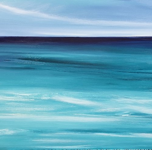 Sea to Sky - seascape, emotional, panoramic by Mel Graham