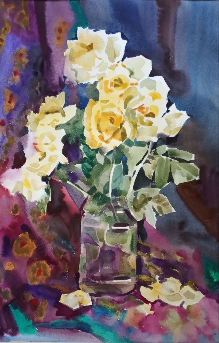 Roses by Valentina Kachina