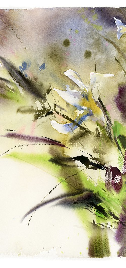 Bouquet with Irises by Sophie Rodionov