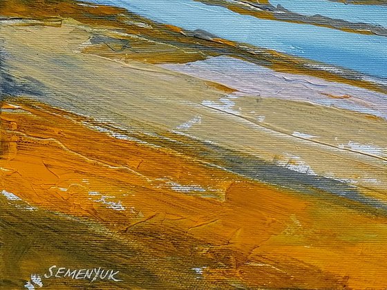 Abstract Seascape Cloud Lagoon