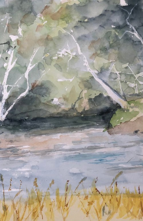 A River Somewhere III by Bernd Rieve