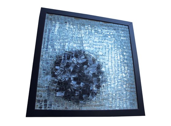 Core - Glass relief panel - original work