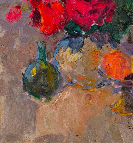 Lush Bouquet of Roses