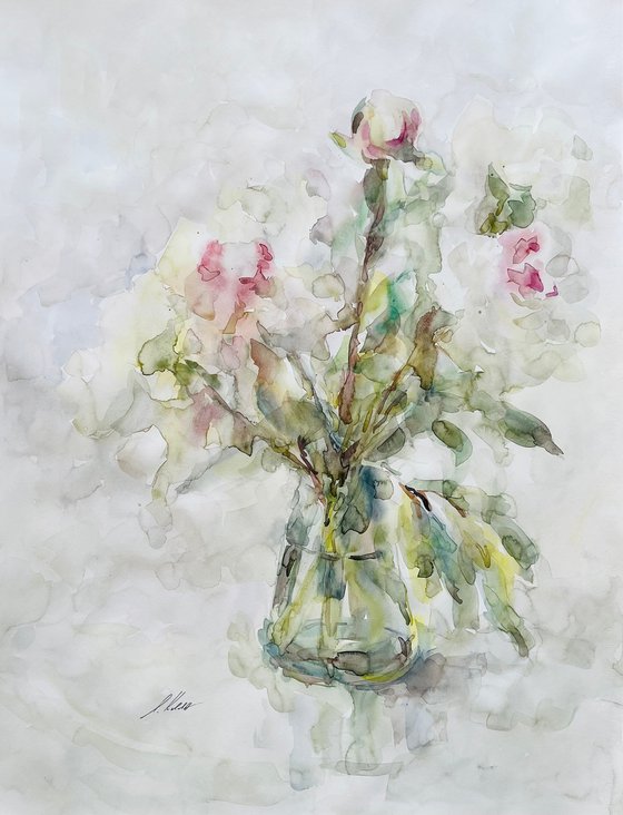Peonies 50x65 cm 2025