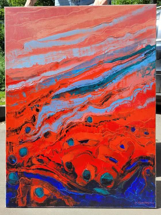 Red Sky III 60x80cm