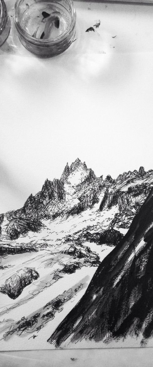 Chamonix #8 (Mountain) by Stephanie Noble