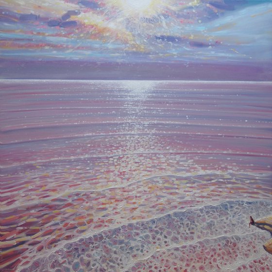 A New Perspective - sunset seascape painting