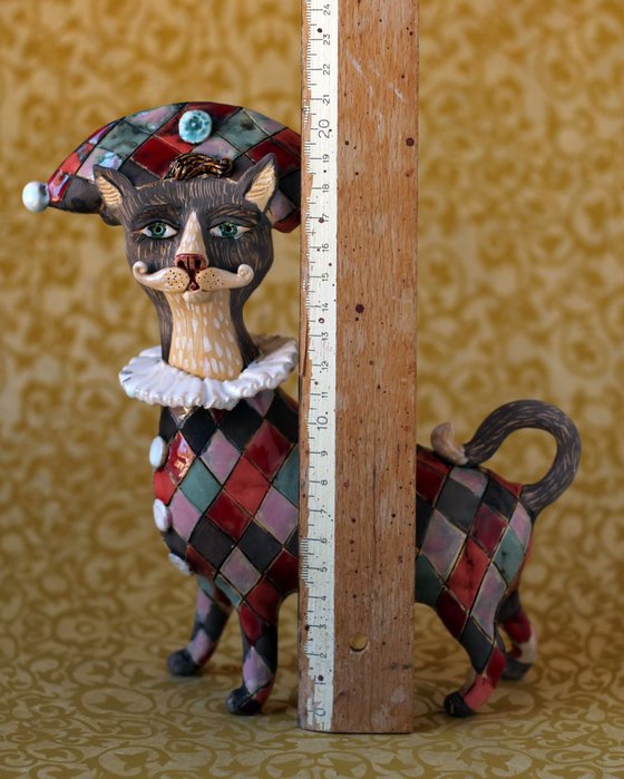 Harlequin Cat.  by Elya Yalonetski