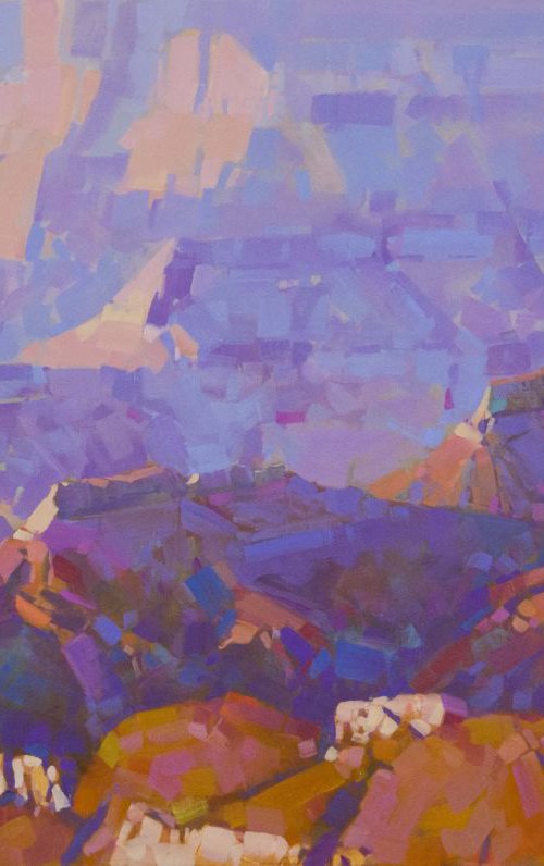 Grand Canyon National Park Handmade oil painting One of a kind Signed Large Size Painting by Vahe Yeremyan