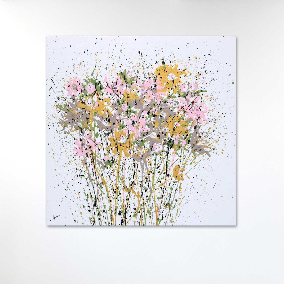  Fleurs Du Soleil By Isabelle Pelletane, 31 X 31, Artwork For Sale On Artfinder