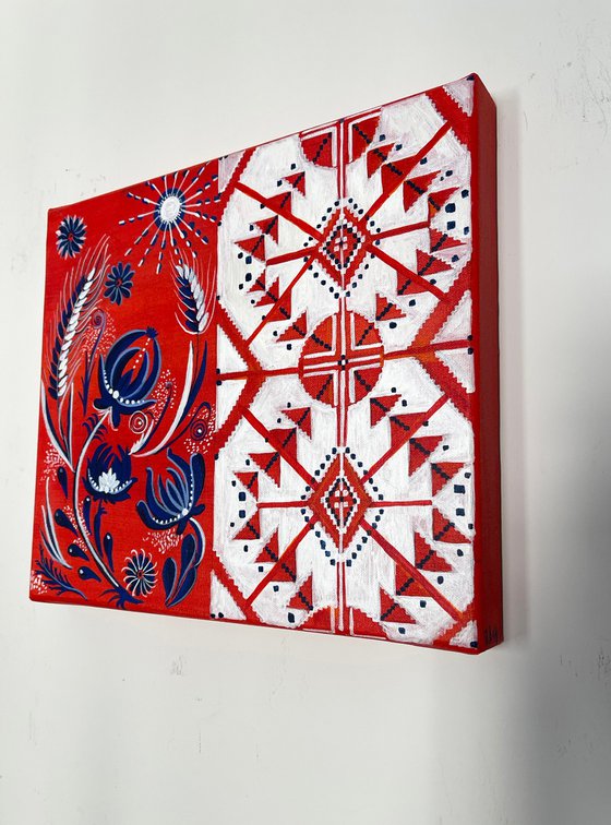 Embroidery & Bloom: Ukrainian Fusion