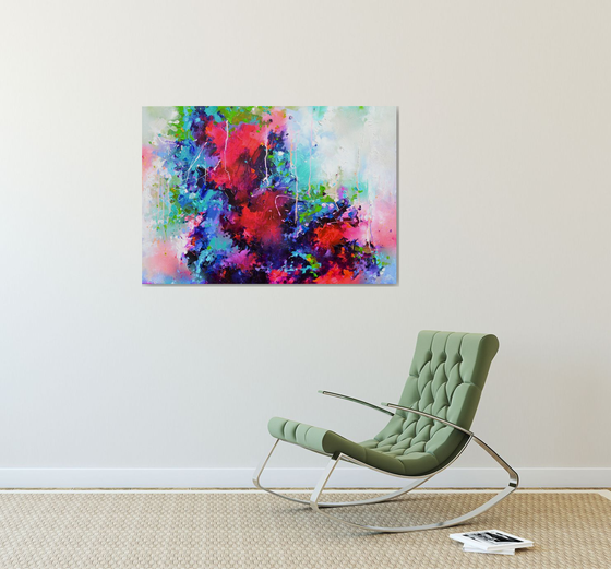 Fresh Moods 118 - 100x70 Abstract Painting