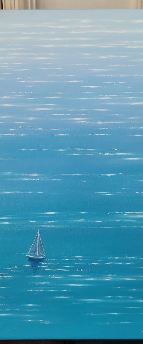 Ocean / Sultry day by Elena Mosurak