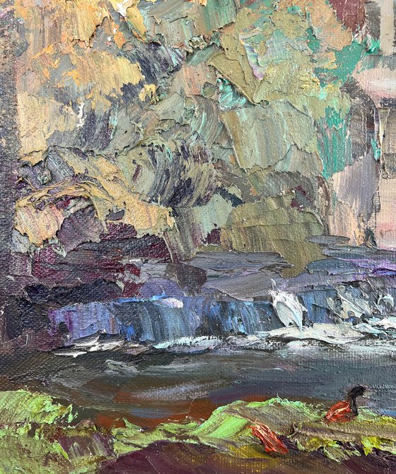 Morning Embroidered with Rays