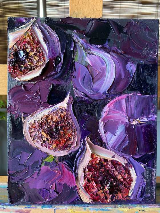 Velvet Figs – Purple Fig Painting