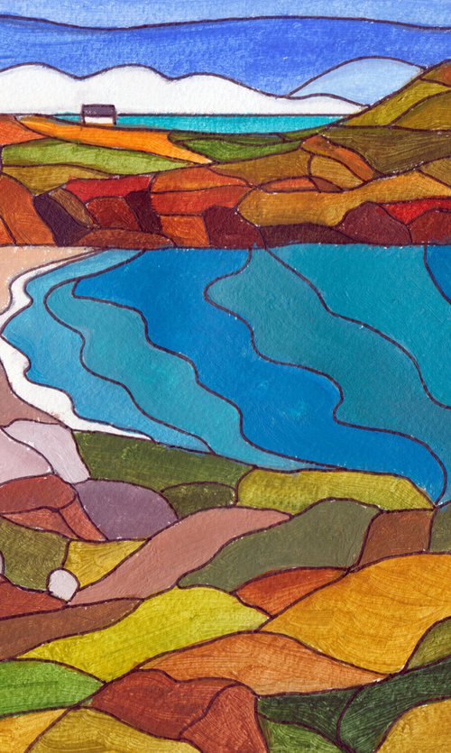 Cape Cornwall from Kenidjack Castle by Tim Treagust