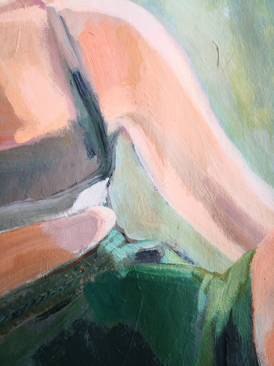 Girl at window