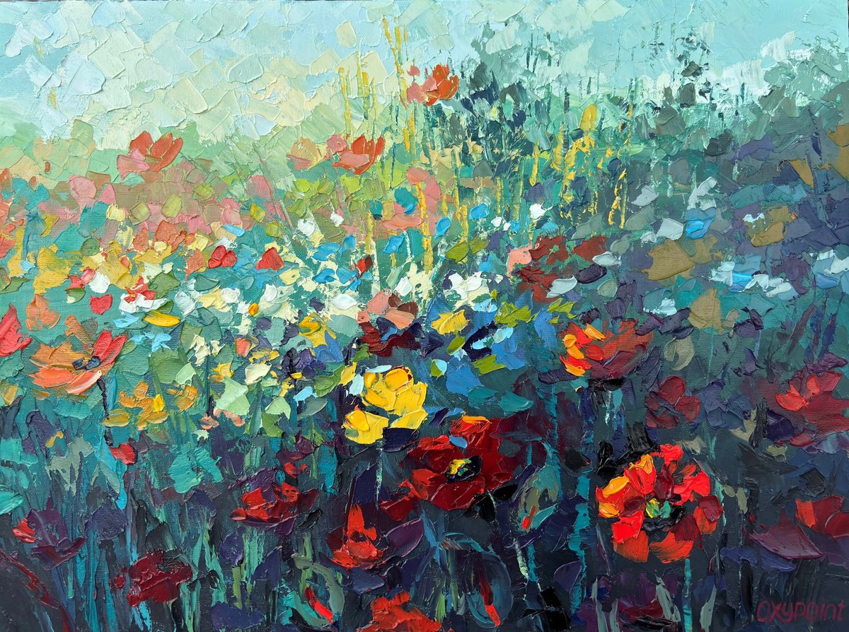 Meadow Palette By Oxypoint, 16 X 12, Artwork For Sale On Artfinder