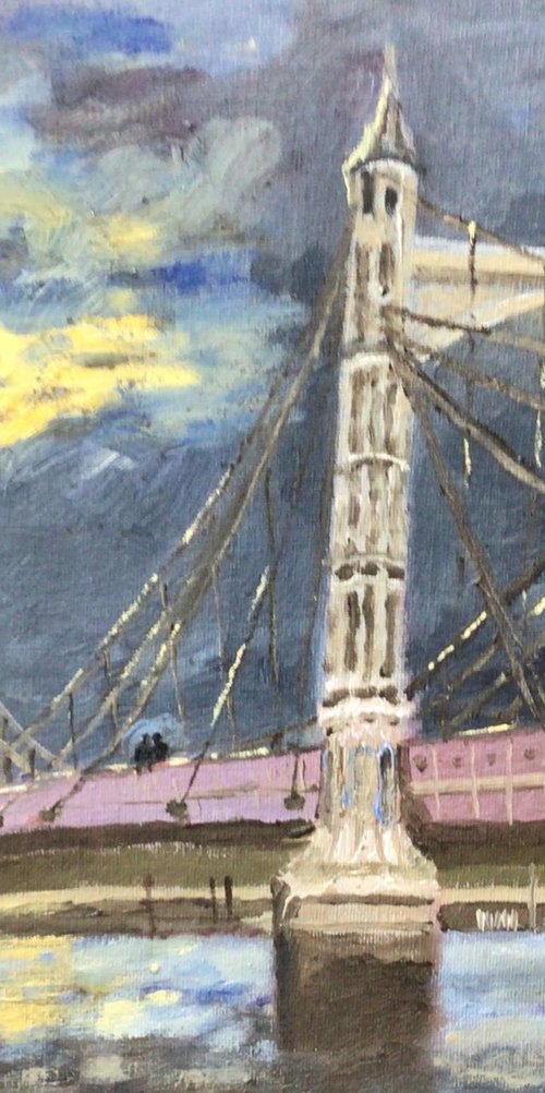 Albert Bridge, Chelsea, by Julian Lovegrove Art