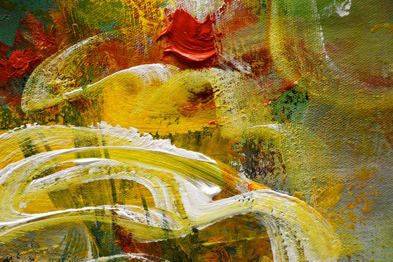 Golden Ripples and Roses