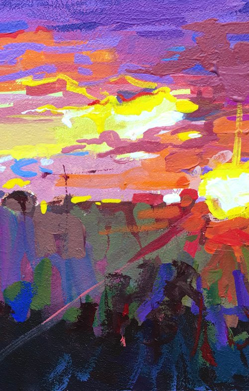 Sunset Miniature by Ole Karako