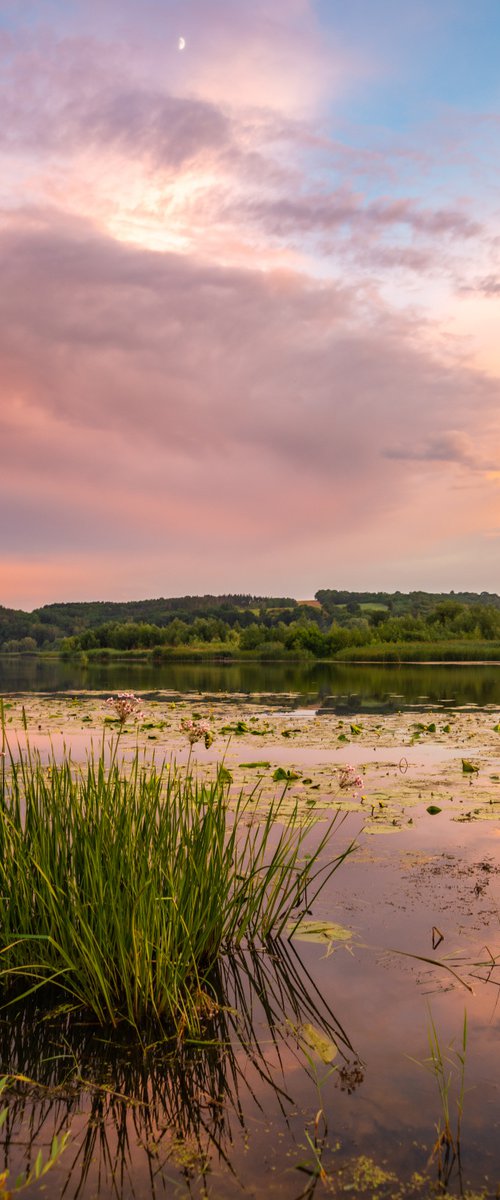 Sunset on the river by Vlad Durniev