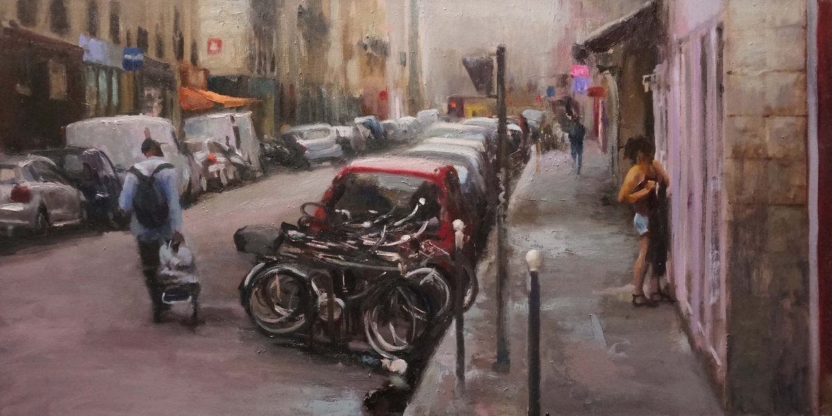 Street in paris 12 by Manuel Leonardi