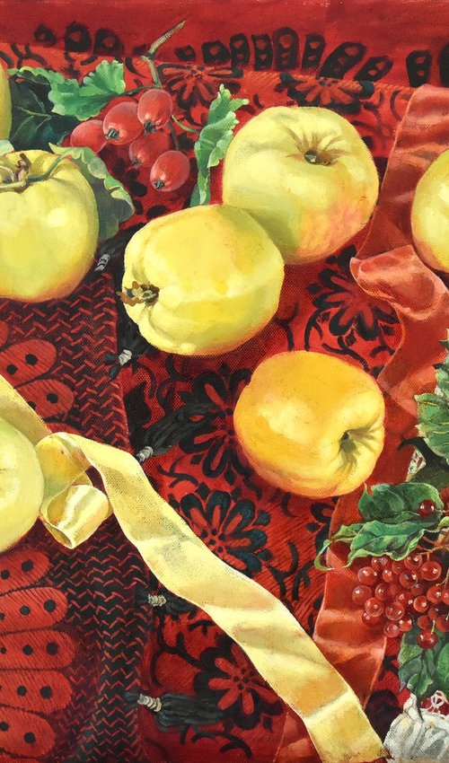 Yellow Apples by Alona Lesnichenko